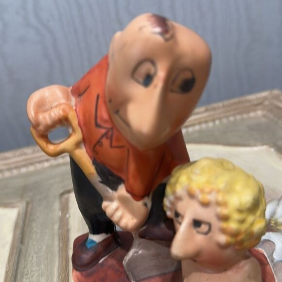 Rare Vintage 50s Ucagco Dark Humor Figurine Couple Husband Wife Made in Japan - Picture 5 of 12